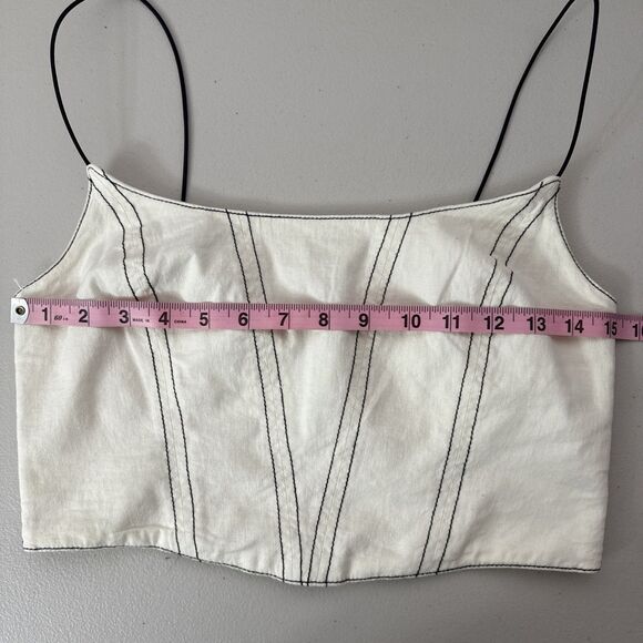 Urban Outfitters Corset Top Off White Cream Women's Size Medium - Picture 13 of 16